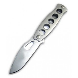 Stainless steel folding knife